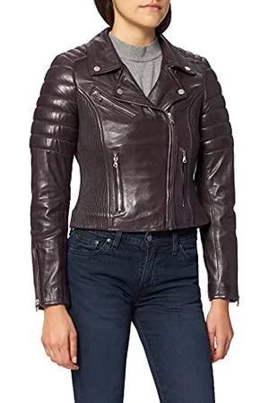 Freaky Nation Damen Cool Biker-FN Lederjacke, , S