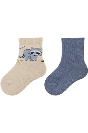 Sterntaler ABS Socken Doppelpack Waschbär