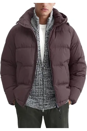 Marc O’ Polo Marc OߴPolo Herren Daunenjacke mit Kragen gefüttert, Lila (Purple Depths), S