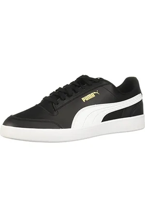 PUMA Herren Barajar Sneaker, Schwarz, Weiß, Team-Gold, 37.5 EU