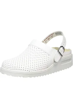 Berkemann 09100 Tec-Pro Tammo, Damen Clogs & Pantoletten, Weiss (weiß), EU 37, (UK 4)