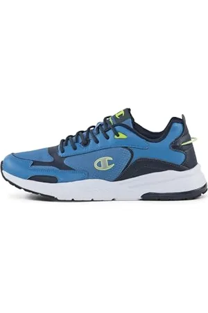 Champion Herren Ramp Up Ripstop Low Sneakers, Blau (BS106), 44 EU