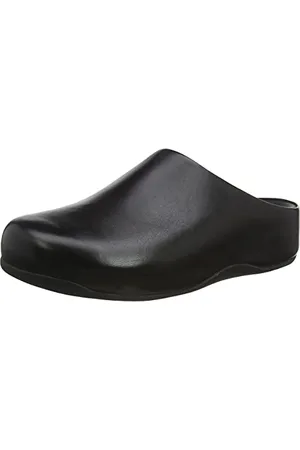 FitFlop Herren Shuv Mule Leather Holzschuh, , 43 EU