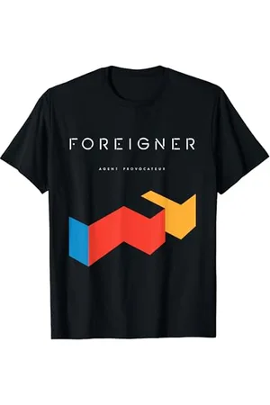 Foreigner Herren Klassisches Band-T-Shirt S Officially Licensed Agent Provocateur Album T-Shirt
