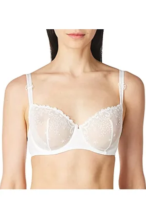 Simone Pérèle Damen Demi Cup Underwire Bra Delice Halbschalen-Bügel-BH, Undurchsichtige, , 80C