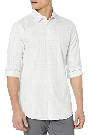 Amazon Herren Langärmliges Stretch-Oberhemd mit schmaler Passform, , XXL