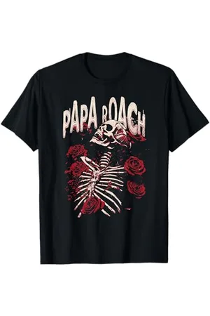 Papa Roach – Offizieller Merchandise-Artikel – Rosen T-Shirt