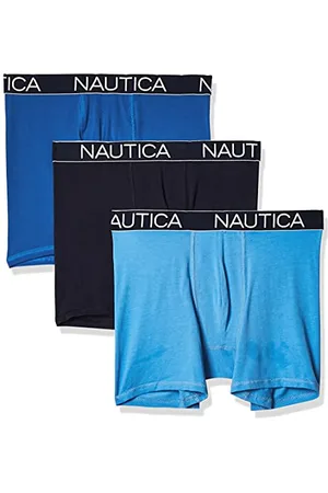 Nautica Herren 3-Pack Classic Cotton Stretch Boxer Briefs Retroshorts, , X-Large