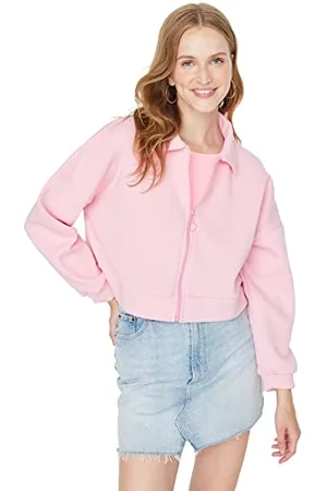Trendyol Damen Plain Turtleneck Sweatshirt, , XL EU