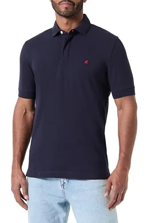 Replay Herren Poloshirt Kurzarm mit Knopfleiste, Blau (Navy... 780), L