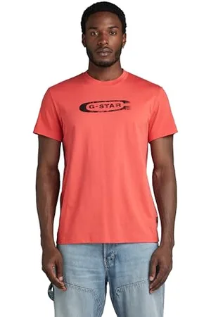 G-Star RAW Herren Distressed Old School Logo T-Shirt, , S