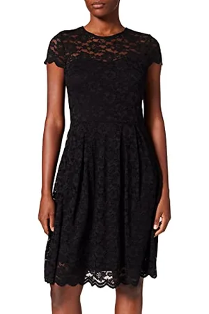 VILA Damen Vikalila Capsleeve Lace Dress - Noos Kleid, , XS EU