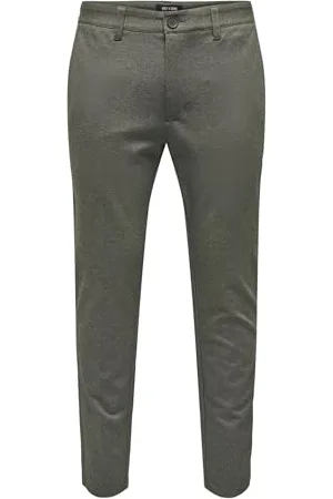 Only & Sons Herren Onsmark Tap Herringbone 2911 Pant Noos Hose, , 33W / 32L EU