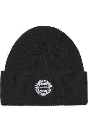 JACK & JONES Herren Jaclotus Beanie Styd Aw24, Black, Einheitsgröße