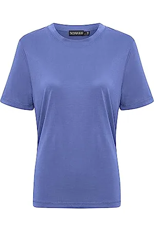 Soaked in Luxury Damen, Kurze Ärmel, Crew Neck Casual Fit Jersey Tee T-Shirt, , Small