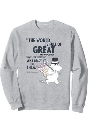 Moomin For Those Who Are Ready pappa At Sea Zitat Sweatshirt