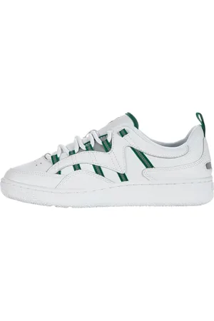 K-Swiss Damen Slamm 99 CC Sneaker, White/Aventurine, 41 EU