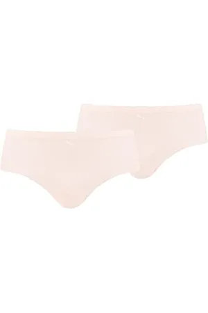 PUMA Damen Hipster Unterwäsche, Rosa, S (2er Pack)