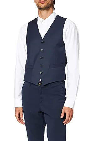 Pierre Cardin Herren Weste Wesley Anzugweste, , 52