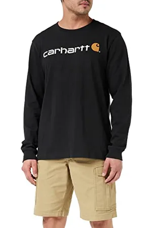 Carhartt Herren, Lockeres, schweres, langärmliges T-Shirt mit Logo-Grafik, , XS