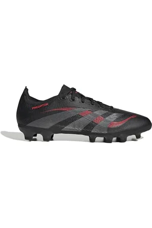 adidas Unisex Predator League Multi Ground Football Boots Fußballschuhe, Core Black/Grey Four/Lucid Red
