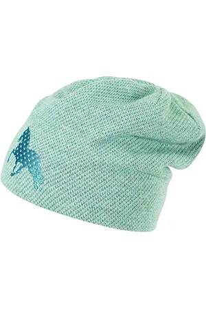 Sterntaler Mädchen Slouch-Beanie mit Strickmuster und Pferde-Motiv