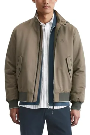 Marc O’ Polo Marc OߴPolo Herren Übergangsjacke mit Reißverschluss sportlich, Braun (Pavestone), XXL