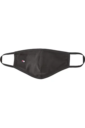 Tommy Hilfiger Damen Flagge Face Cover Modischer Schal, Black, 1 Stück (1er Pack)