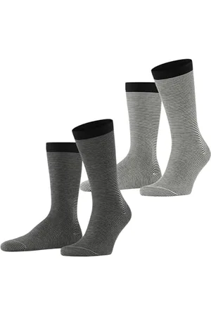 ESPRIT Herren Socken Allover Stripe Multipack M So Baumwolle gemustert 2 Paar, , 43-46