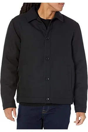 Amazon Herren Bomberjacke Aus Wolle (Erhältlich In Übergrößen), , XL