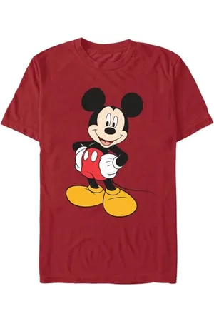 Disney Klassisches Mickey Mouse Herren-T-Shirt, volle Größe, Grafik, kurzärmelig, , XL