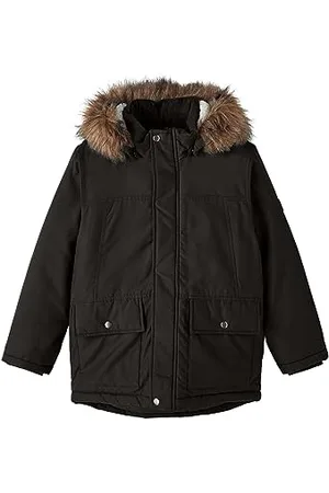 NAME IT Jungen NKMMARLIN Parka Jacket PB Jacke, Climbing Ivy, 140