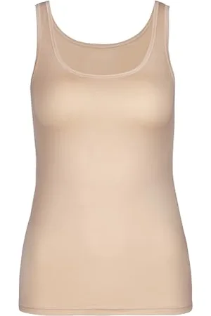Calida Natural Comfort Tank Top Damen, mit Rundhals-Ausschnitt