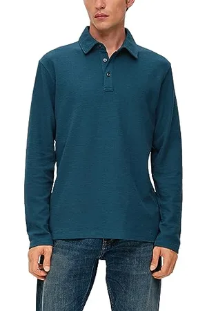 QS by s.Oliver Herren Poloshirt Langarm S