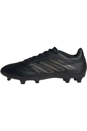 adidas Unisex COPA Pure II League Football Boots Firm Ground Fußballschuhe, Core Black/Carbon/Gold Metallic, 40 EU