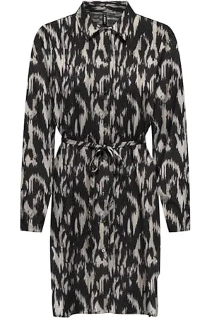 ONLY Damen Onlnova Life Vis L/S Shirt Dress Kleid, , L