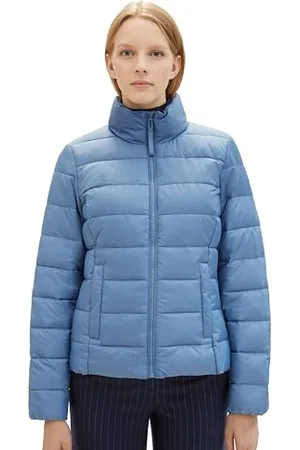 TOM TAILOR Damen Lightweight Steppjacke mit Stehkragen, , S