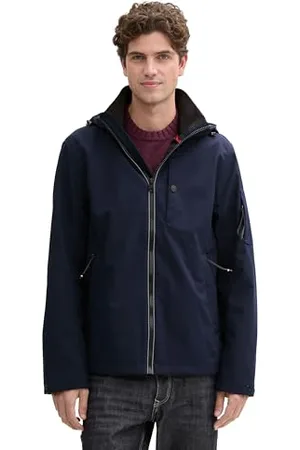 TOM TAILOR Bikerjacke aus Kunstleder, Black, XXL