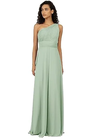 Apart APART One-Shoulder Abendkleid mit Plissee-Drapierung vorne, , 44