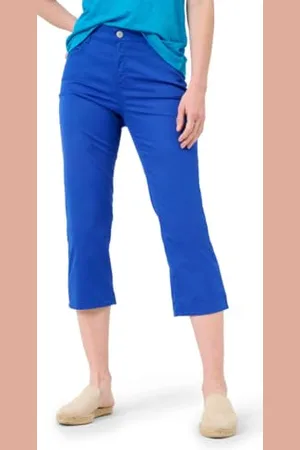 Brax Damen Style Mary C Ultralight Cotton Capri Hose, ,36W / 34L