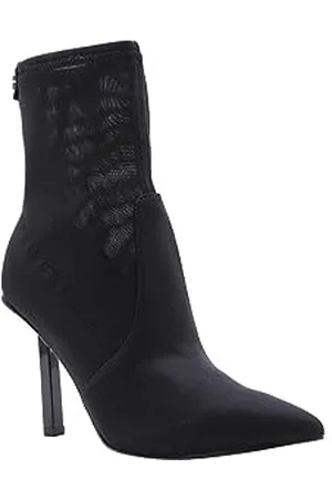 Guess Damen CIDNI2 Heeled Ankle Boots, Black, 41 EU