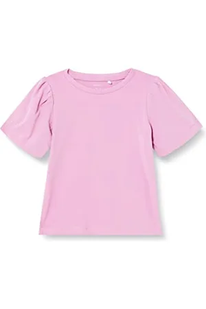 NAME IT Baby Girls NMFIONE SS TOP PB Kurzärmeliges Shirt, , 86
