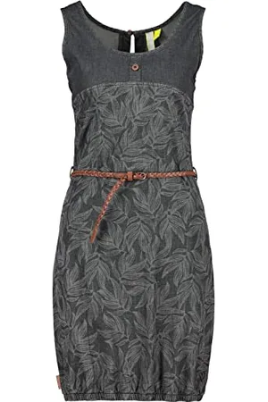 alife kickin ALIFE and Kickin DojaAK DNM B Top Dress – Damen Freizeitkleid – Leicht & Bequem für Alltag & Sommer – Kurzes Kleid für Freizeit, Urlaub & Stadtbummel XS