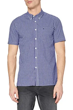 Merc London London Herren Regular Fit Smoking Hemd, Gr. Large