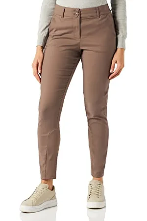 TOM TAILOR Mine to five Damen 1029267 Hose, 28310-Rusty Brown, 36W / 30L