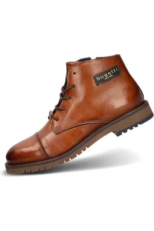 Bugatti Herren Schlupfstiefel, Männer Stiefel Kaltfutter,Winterstiefel,uebergangsstiefel,uebergangsschuhe,Flacher Absatz,Cognac (6300),44 EU/EU UK