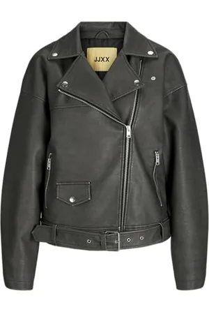 JJXX Damen Jxfrida Washed Pu JKT OTW Biker-Jacke, , M