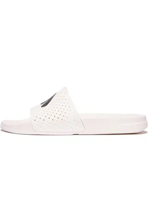 FitFlop Iqushion Herren-Poolrutsche mit Pfeilmotiv Schiebe-Sandalen, , 44 EU