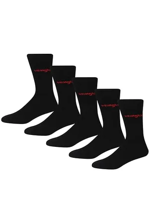 Wrangler Mens Socks LEES - 5pk Black