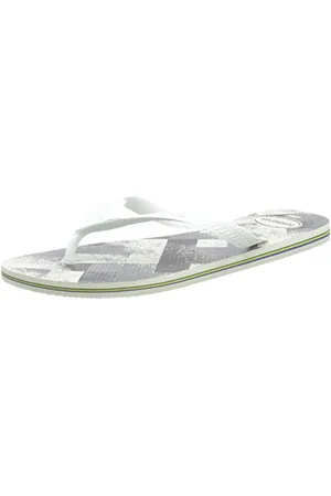 Havaianas Brasil Fresh Flip Flop Unisex-Erwachsene, Weiß Weiß Grau, 33/34 EU